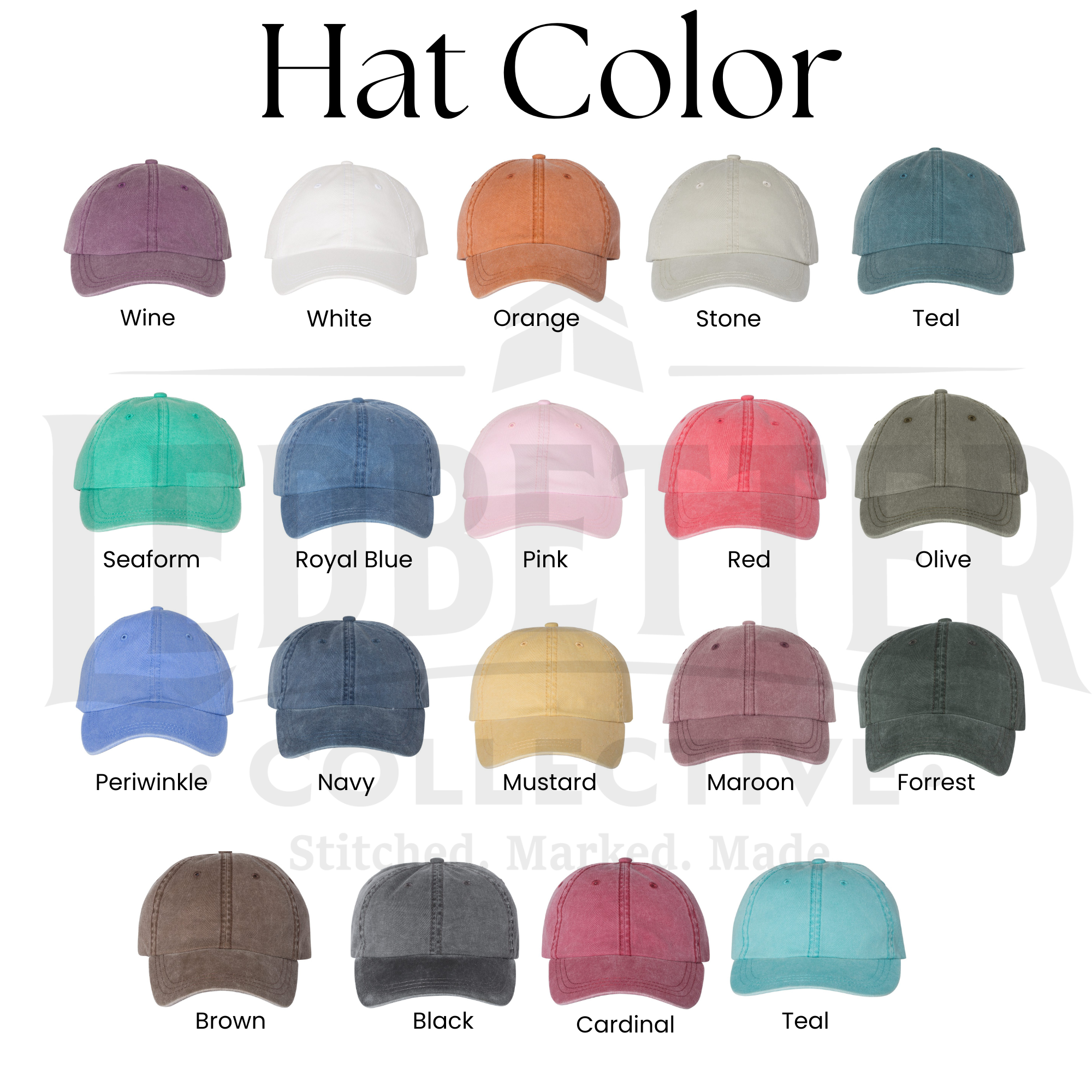Jesus Is King Embroidered Pigment Dyed Hat