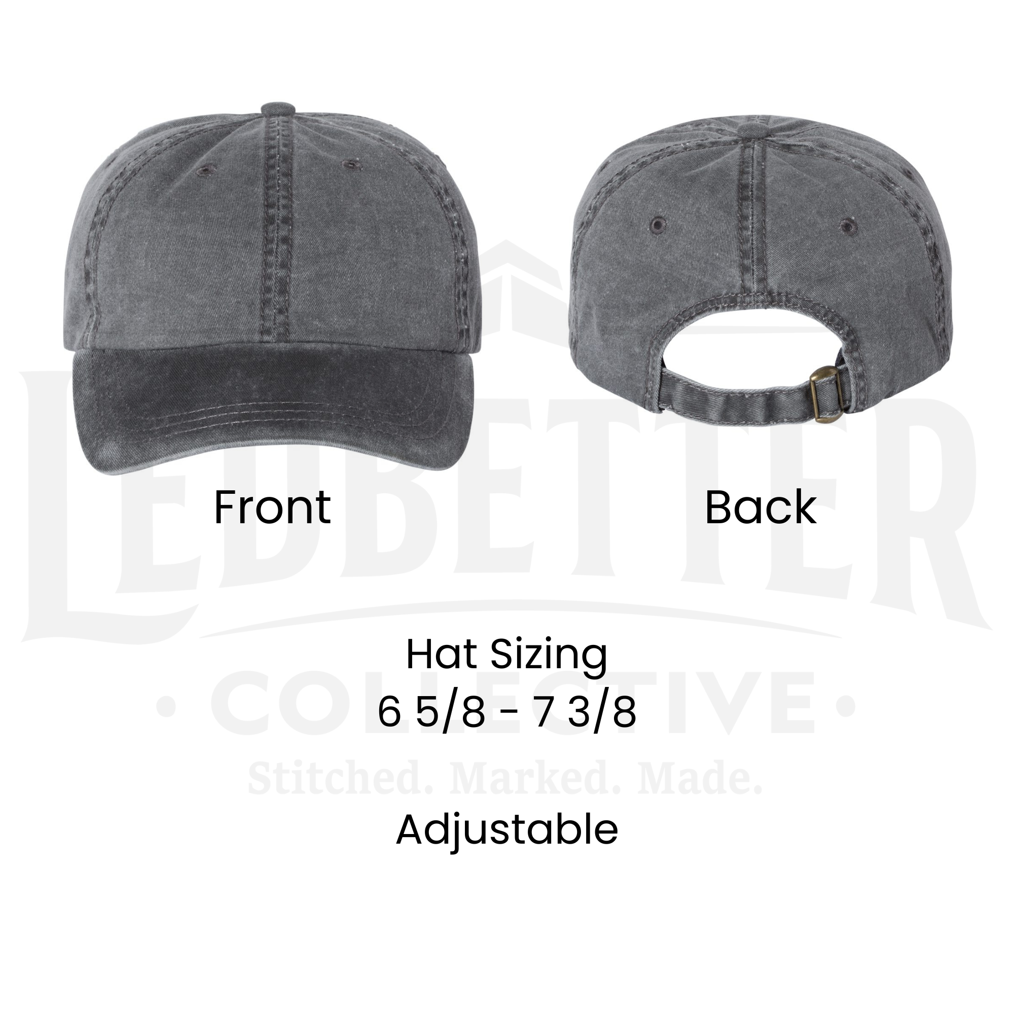 Jesus Is King Embroidered Pigment Dyed Hat