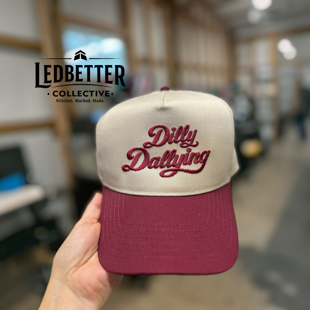 Dilly Dallying Embroidered Hat