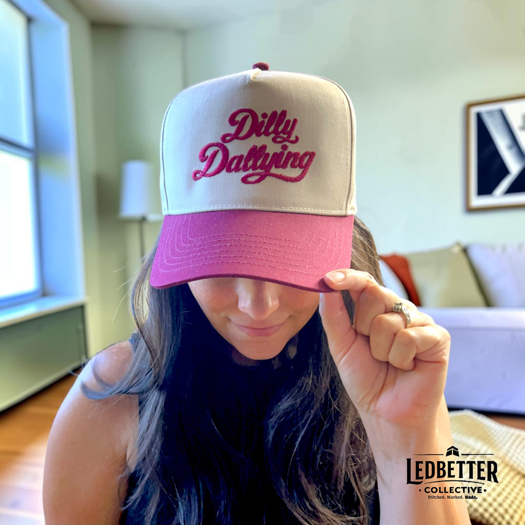 Dilly Dallying Embroidered Hat