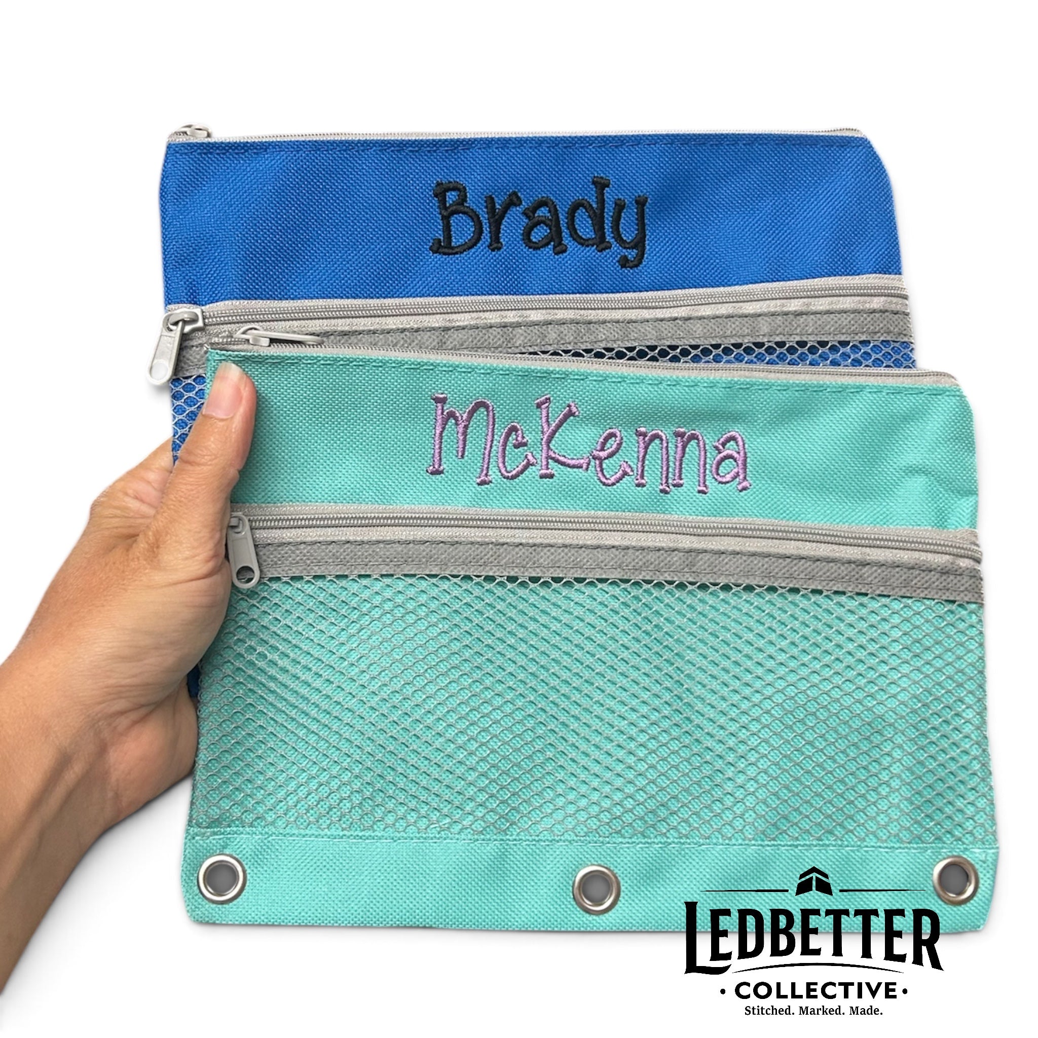 Embroidered Pencil Case