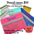 Embroidered Pencil Case