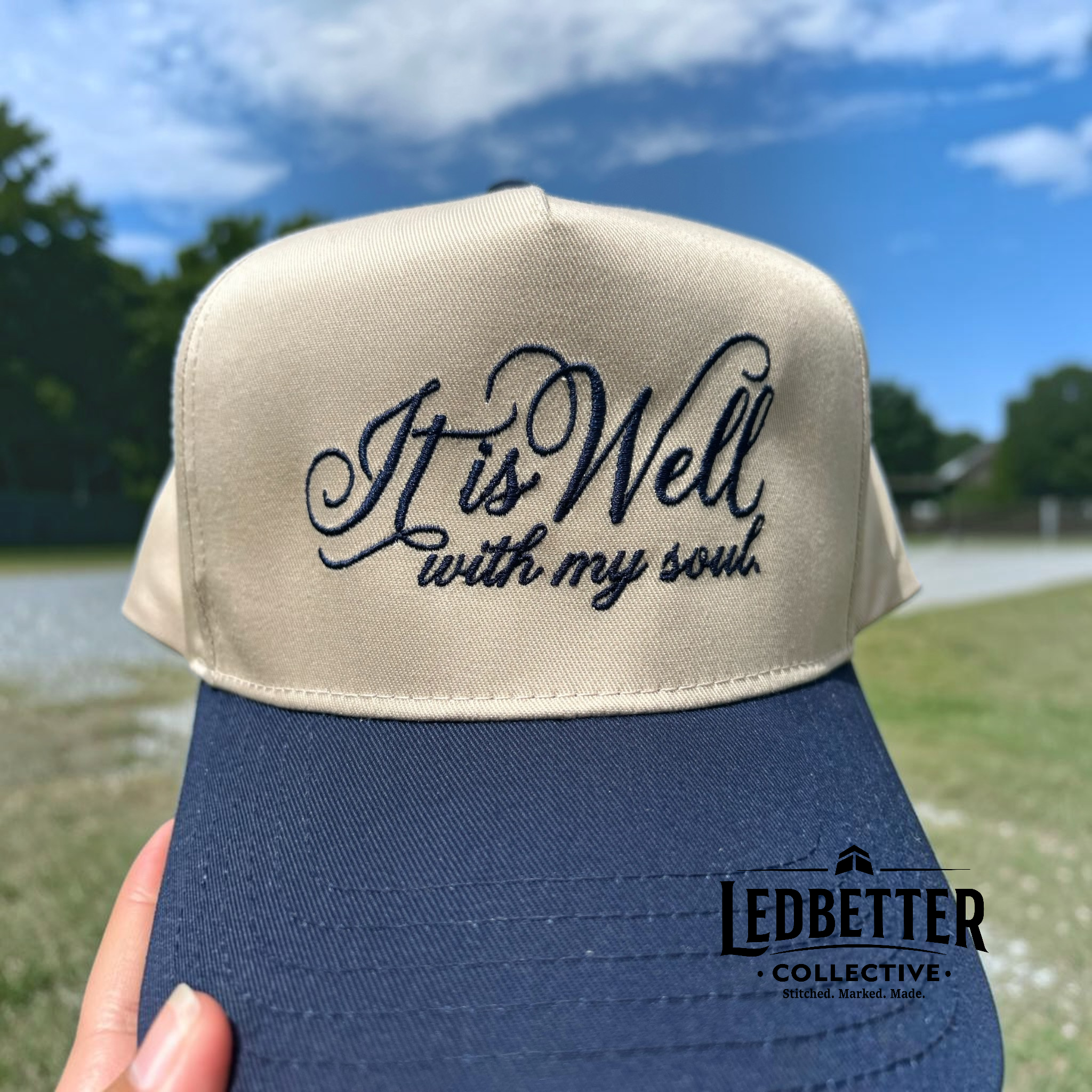 It Is Well With My Soul Embroidered Hat