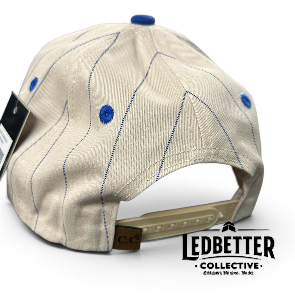 Coach's Favorite Mom Embroidered Pinstripe Baseball Cap
